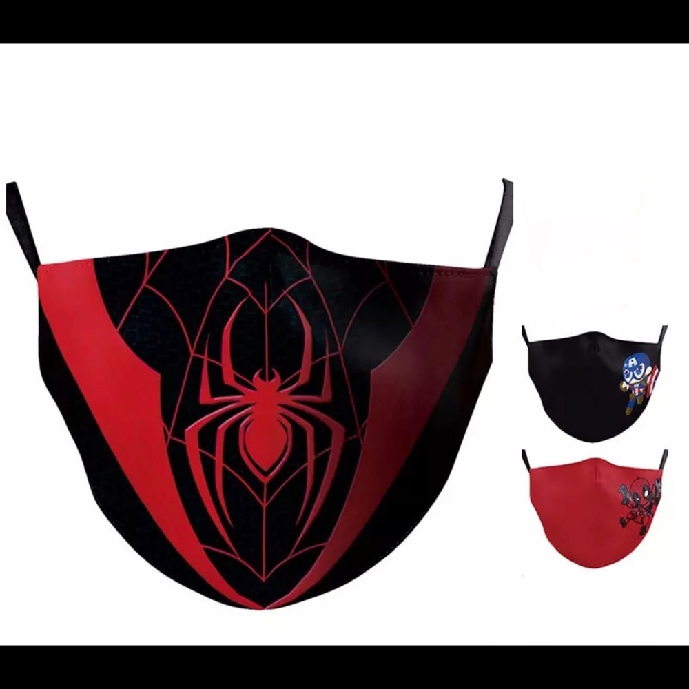 3-Pack kids Superhero Masks with Filters